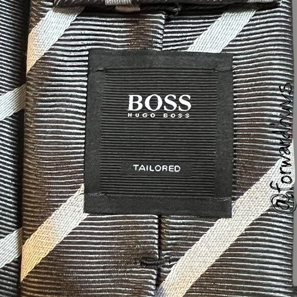 Boss Hugo Boss 100% Silk Neck Tie Made in Italy - Picture 3 of 9